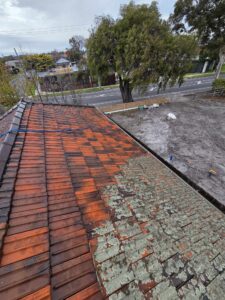 terracotta tile pressure cleaning, roof cleaning terracotta tile near me